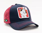 Kšiltovka Capslab - Trucker Looney Tunes - Bugs Bunny v.4 Trucker - Navy / Red