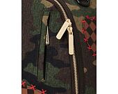 Batoh Sprayground Shark Shape Checkered Camo / Brown Backpack