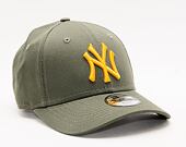 Dětská kšiltovka New Era 9FORTY Kids MLB League Essential New York Yankees Strapback New Olive
