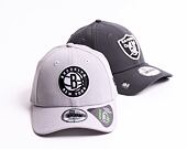 Kšiltovka New Era 9FORTY NBA Grayscale Brooklyn Nets Strapback Gray