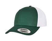 Kšiltovka Yupoong Retro Trucker 2-Tone Evergreen / White