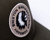 Kšiltovka Brixton Rival Stamp X Mp Mesh Cap Military Olive Military Olive