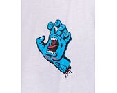 Triko Santa Cruz Screaming Hand Chest T-Shirt White