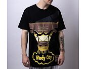 Triko Mitchell & Ness Chicago Bulls Big Face 4.0 Tee Black