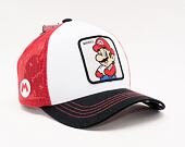 Kšiltovka Capslab Trucker - Super Mario CL/SMB/1/MAR White / Red