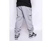 Tepláky New Era Premium Cargo Joggers Heather Grey