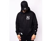Mikina New Era MLB Half Logo Oversized Hoody New York Yankees Black/White