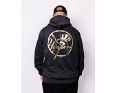 Mikina New Era MLB Foil Back Print Hoody New York Yankees Dark Grey/Metallic Gold