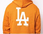 Mikina New Era MLB League Essential Back Print Hoody Los Angeles Dodgers Orange/White
