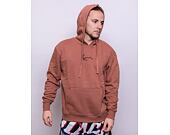 Mikina Karl Kani Small Signature Essential Hoodie dark copper