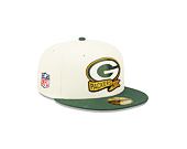 Kšiltovka New Era 59FIFTY NFL22 Sideline Green Bay Packers Off White / Team Color