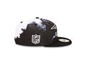 Kšiltovka New Era 9FIFTY NFL22 Sideline "Ink Dye" New England Patriots Black / White