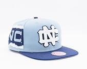 Kšiltovka Mitchell & Ness Jumbotron Snapback University Of North Carolina Navy / Light Blue