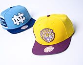 Kšiltovka Mitchell & Ness Jumbotron Snapback Louisiana State University Yellow / Purple