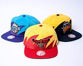 Kšiltovka Mitchell & Ness Sharktooth Snapback Hwc Atlanta Hawks Gold / Red