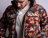 Bunda Karl Kani Retro Reversible Corduroy Flower Puffer Jacket Multicolor