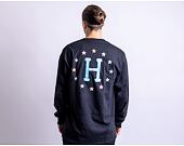 Triko HUF Puff Galaxies Longsleeve Black