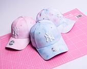 Dámská kšiltovka New Era 9FORTY Womens MLB Pastel Tie Dye New York Yankees Sky / White
