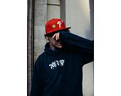 Mikina Rip & Dip Super High Hoodie Navy Mineral Wash