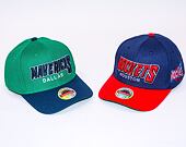Kšiltovka Mitchell & Ness SHREDDER STRETCH SNAPBACK HWC Dallas Mavericks Green