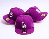 Kšiltovka New Era 59FIFTY "Sparkling Grape" MLB 50th Anniversary Los Angeles Dodgers Cooperstown