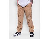 Kalhoty Karl Kani OG Washed Cargo Pants sand