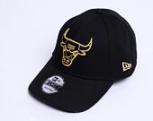 Kšiltovka New Era 9FORTY NBA Metallic Chicago Bulls Black