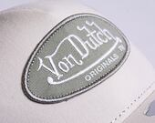 Kšiltovka Von Dutch Boston Trucker Cotton Twill Stone/Grey