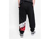 Tepláky New Era NBA Neon Logo Joggers Chicago Bulls Black/Red
