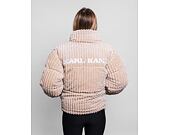 Dámská Bunda Karl Kani OG Fuzzy Corduroy Puffer Jacket off white
