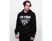 Mikina New Era NFL Team Logo Pull Over Hoody Las Vegas Raiders Black/White