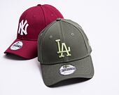 Kšiltovka New Era 9FORTY MLB League Essential Los Angeles Dodgers Olive / Leaf Green