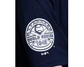 Triko New Era Heritage Back Print Oversized Tee New York Yankees Oceanside Blue / Off White