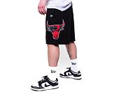 Kraťasy New Era Team Logo Oversized Shorts Chicago Bulls Black / Red