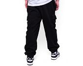 Tepláky New Era Relaxed Cargo Joggers Black / Off White