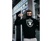 Mikina s kapucí New Era Essential NFL Team Logo Pull-Over Hood Oakland Raiders Black