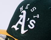 Kšiltovka New Era 59FIFTY MLB Team League 5 Oakland Athletics Dark Green