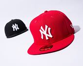 Kšiltovka New Era - MLB Basic 59FIFTY - NY Yankees - Scarlet / White
