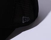 Kšiltovka New Era - MLB Black on Black 9FORTY Trucker - LA Dodgers - Black
