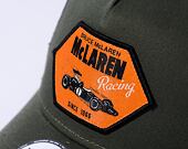 Kšiltovka New Era 9FORTY A-Frame Trucker Lifestyle McLaren New Olive