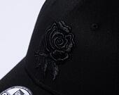 Kšiltovka New Era 9FORTY Essential Black on Black Rugby Football Union Black