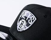Kšiltovka New Era 9FIFTY NBA Print Infill Brooklyn Nets Black