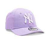 Dětská kšiltovka New Era 9FORTY Kids MLB League Essential New York Yankees Lavender / Optic White