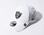 Kšiltovka New Era 9FORTY Trucker NFL Home Field Las Vegas Raiders Optic White