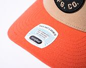 Kšiltovka Brixton Crest C MP Snapback Sand / Burnt Red