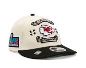 Kšiltovka New Era 9FIFTY Low Profile NFL22 Super Bowl LVII Champions Kansas City Chiefs Off-White