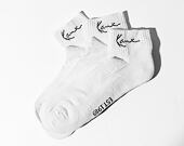 Ponožky Karl Kani - Signature Ankle Socks 3-Pack - White