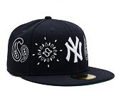 Kšiltovka New Era 59FIFTY MLB All-Over-Paisley New York Yankees Team Color / Optic White