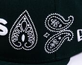 Kšiltovka New Era 59FIFTY MLB All-Over-Paisley Oakland Athletics Team Color / Optic White
