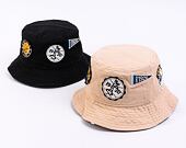 Klobouk New Era Heritage All Over Patch Bucket Oat Milk